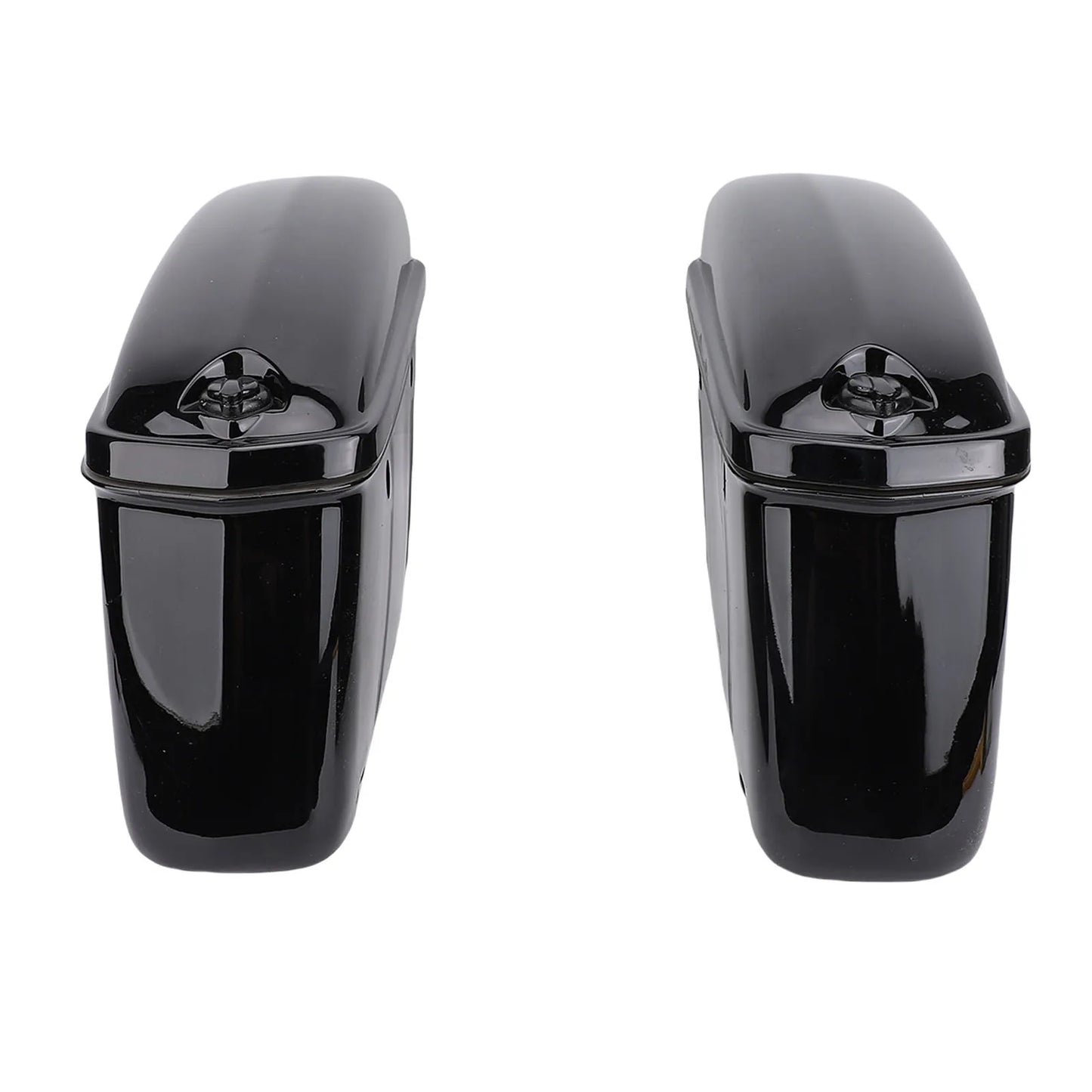 22L Lockable Motorcycle Hard Saddle Bags – Universal ABS Side Cases