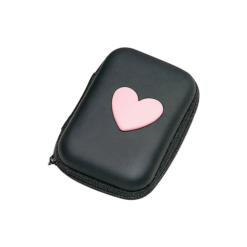 Cross-BorderevaStorage Bag Hard Case Data Cable Packing Box Square Zipper Earphone Bag Digital AccessoriesccdCamera Bag Peaceful Pleasures Health and Wellness