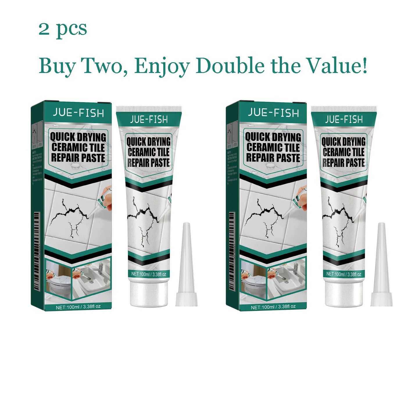Ceramic Tile Repair Paste – Fast Drying Crack & Scratch Filler