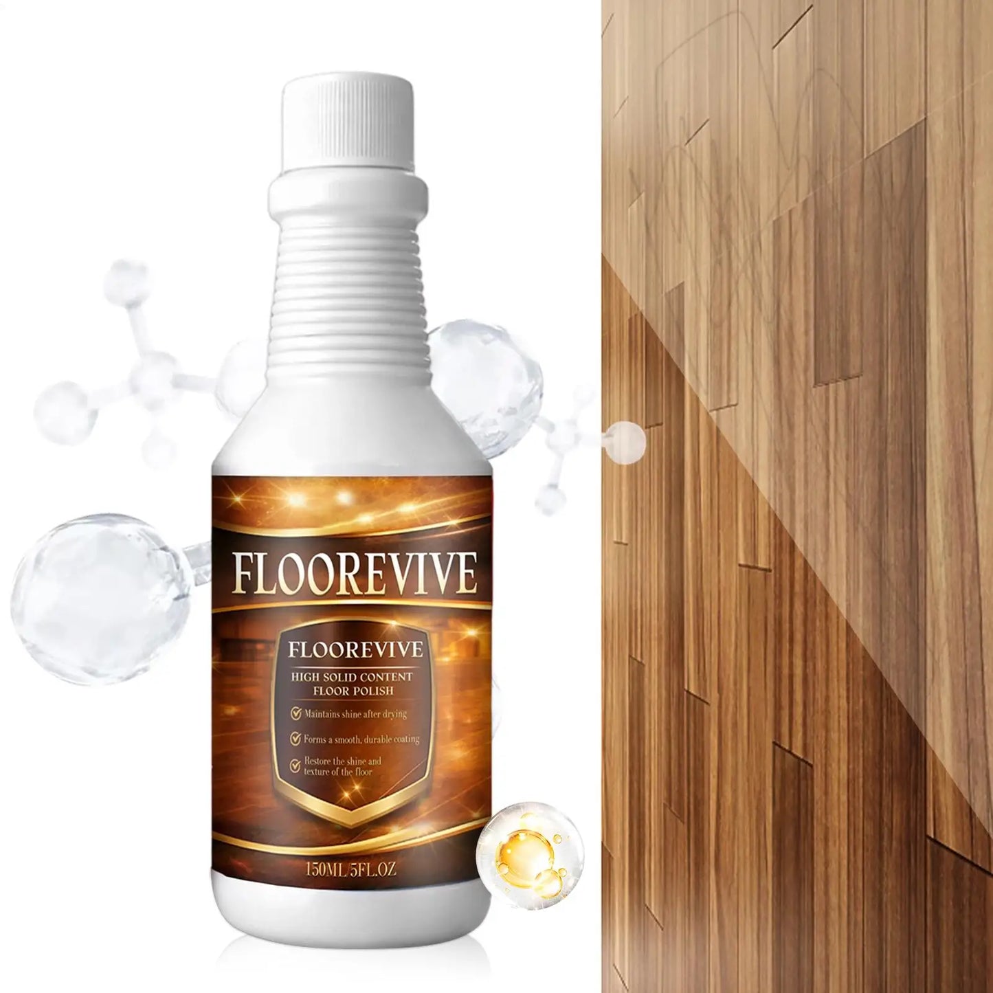 Wood Floor Scratch Repair & Restorer Spray 150ml | Natural Shine