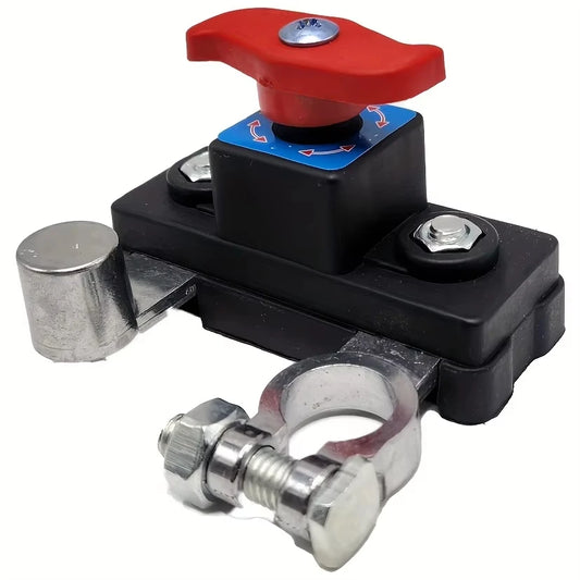 Car Battery Cut Off Switch 12V/24V ﻿Disconnect Automatic Circuit Breaker Anti-Power Off Leakage Protector Universal Auto Parts Peaceful Pleasures Health and Wellness