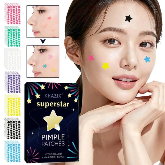 Multi-Color Star Hydrocolloid Acne Patches 240/280 pcs Acne Patch Peaceful Pleasures Health and Wellness