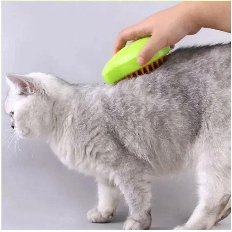 Comb Accessories for Cats 3-in-1 Cats Pet Products Electric Cats Hair Brush Sprayer Grooming Supplies Steam Massage Tool Pets Peaceful Pleasures Health and Wellness