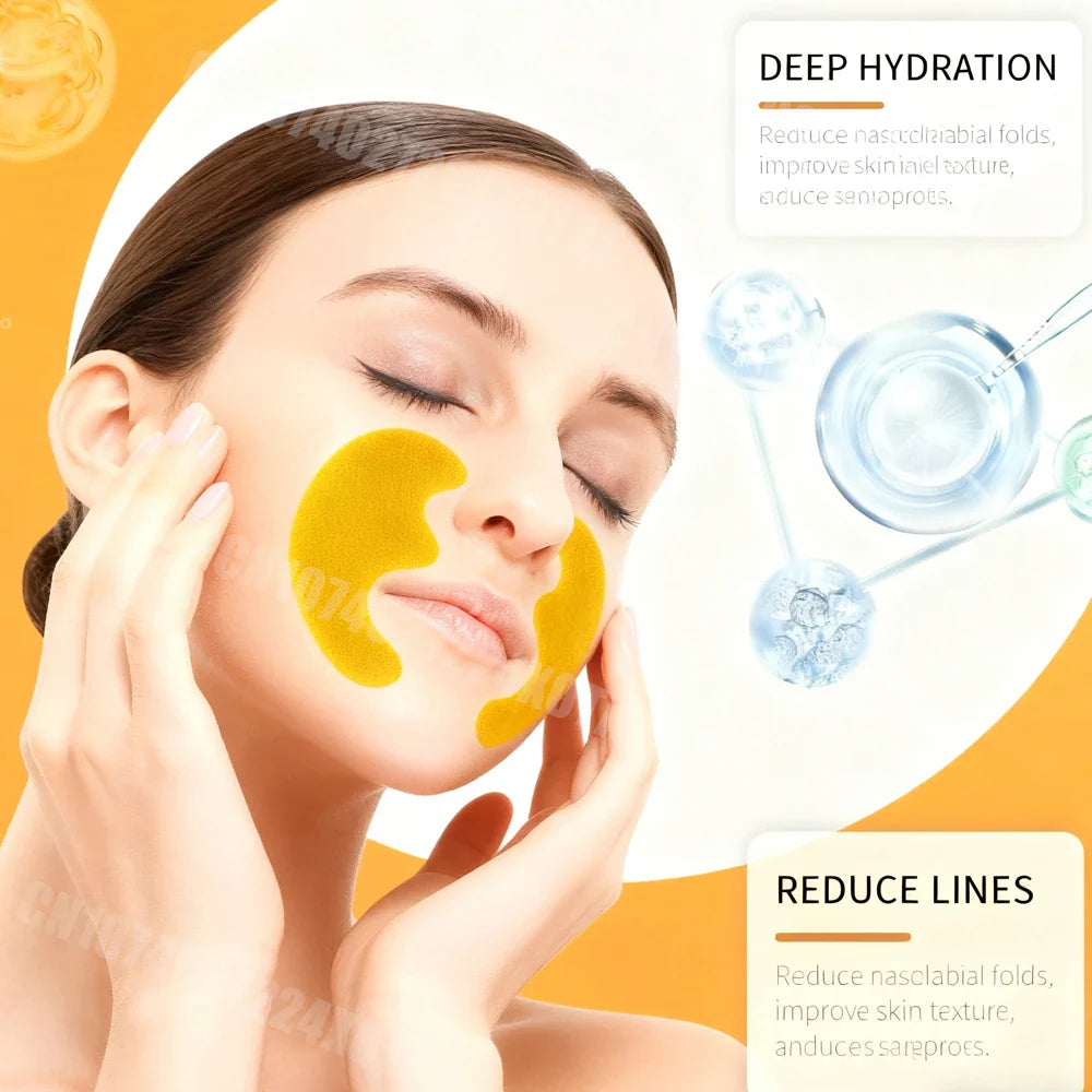 Nasolabial Folds Patch – Collagen & Hyaluronic Acid Firming Mask