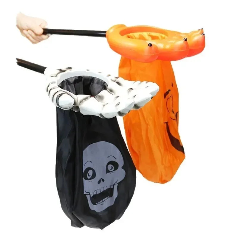 Halloween Pumpkin Candy Bag | Kids Trick-or-Treat Bucket