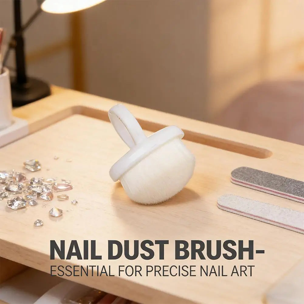 4-Pack Nail Dust Cleaning Brushes – Ring Manicure Kit Nail Care Peaceful Pleasures Health and Wellness