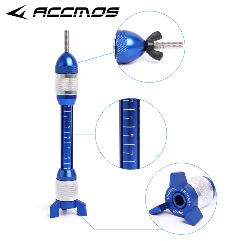 DECUT Archery DIY Rotary Arrow Fletching Jig Shaft Drawing Straight