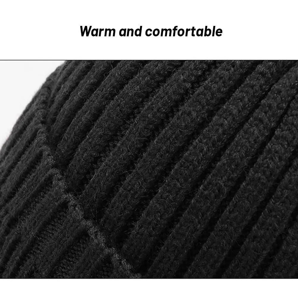 Winter Knit Beanie with Ear Protection – Unisex Cycling Hat