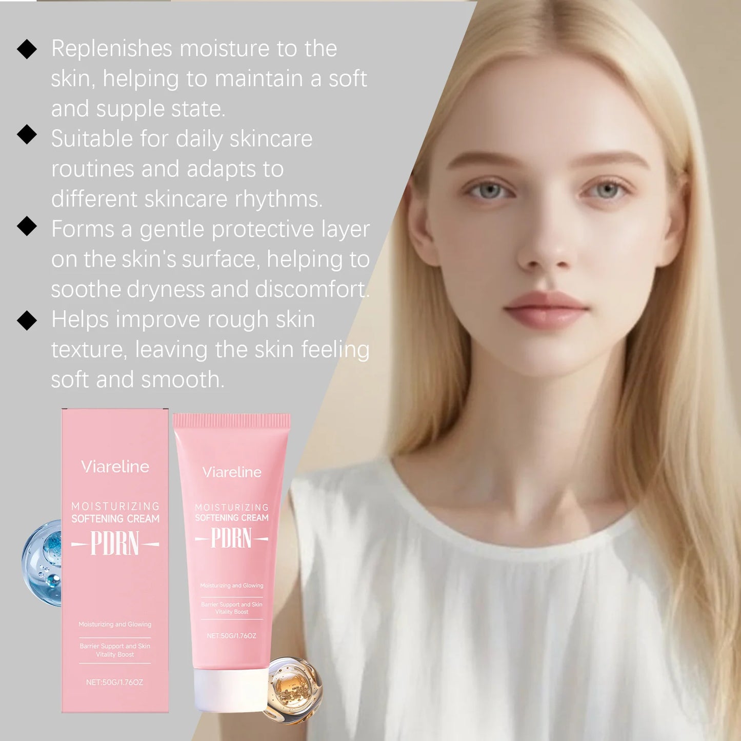 Nicotinamide Glowing Face Cream Brightening Firming Smooth Wrinkles Even Skin Tone Fade Melanin Repairing Hydrating Face Cream Peaceful Pleasures Health and Wellness