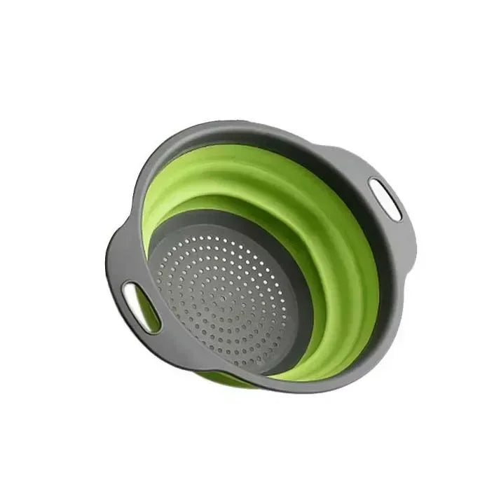 Foldable Silicone Colander Vegetable Washing Drain Basket
