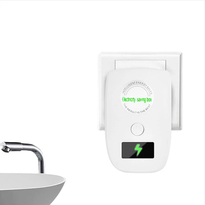 1PC Electric Saver Electricity Saving Device Upgraded Power Saver Household Energy Saver Box Power Economizer Peaceful Pleasures Health and Wellness
