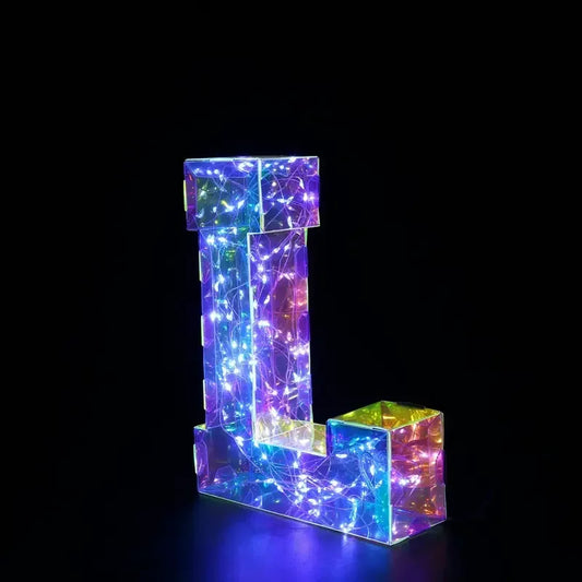 LED Marquee Letters & Numbers – Multicolor Light-Up Party Decor LED Marquee Light Peaceful Pleasures Health and Wellness