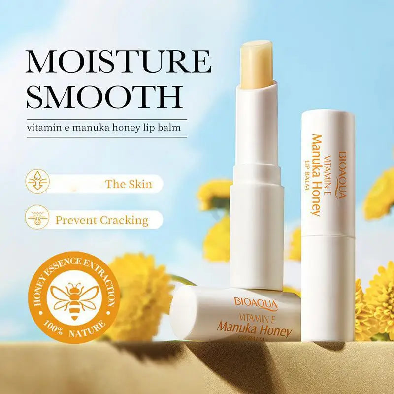 BIOAOUA Vitamin E & Honey Lip Balm – Moisturizing Stick