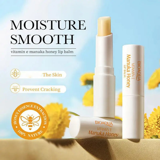 BIOAOUA Vitamin E & Honey Lip Balm – Moisturizing Stick Lip Balm Oasis Select