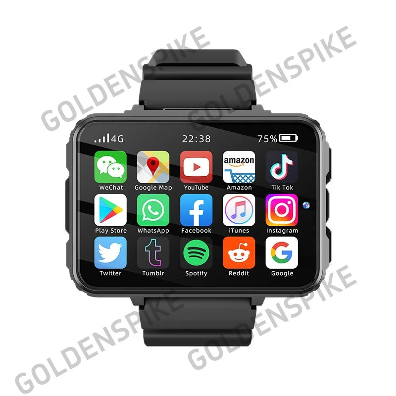 GOLDENSPIKE VP999 2.4" AMOLED 4G Smartwatch – GPS & Dual Camera