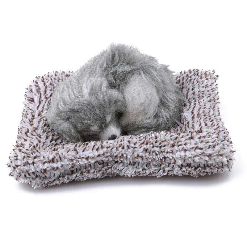 Car Stuffed Toys Lovely Simulation Animal Plush Sleeping Dogs Toy Kids For Car Decor Peaceful Pleasures Health and Wellness as picture 4