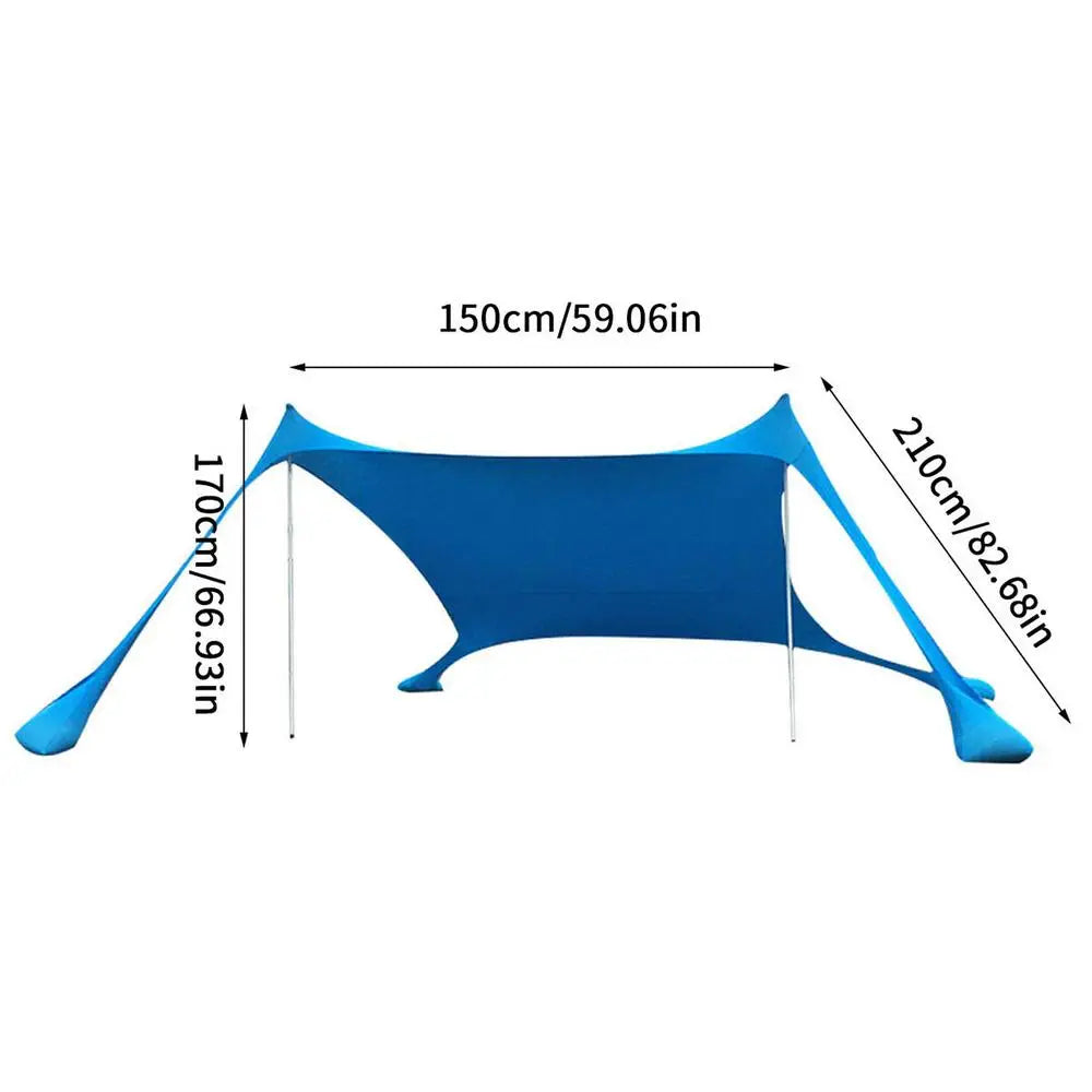 Portable Beach Canopy UV Sun Shade with Storage Bag | 1–3 People