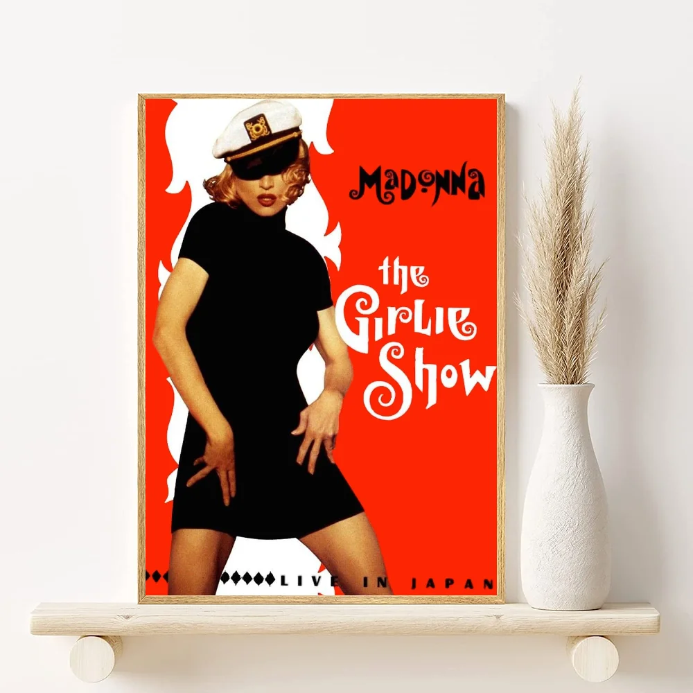 Madonna Bad Girl Retro Print Poster HD art sticky wall waterproof home living room bedroom bar aesthetic decoration Peaceful Pleasures Health and Wellness