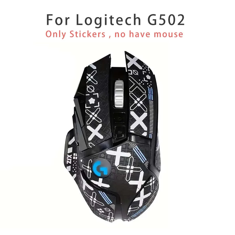 Anti-Slip Grip Stickers for Logitech G502 Mouse – PVC Sweat Peaceful Pleasures Health and Wellness G502 Full Black