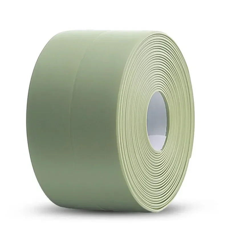 Waterproof Self-Adhesive Caulk Strip – Kitchen & Bathroom Seal Waterproof Caulk Strip Peaceful Pleasures Health and Wellness green 3.2Mx2.2M