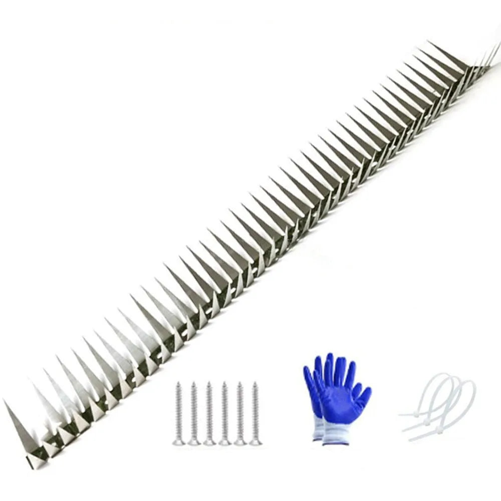 Stainless Steel Bird Spikes – Flexible Waterproof Deterrent 0.5/1m