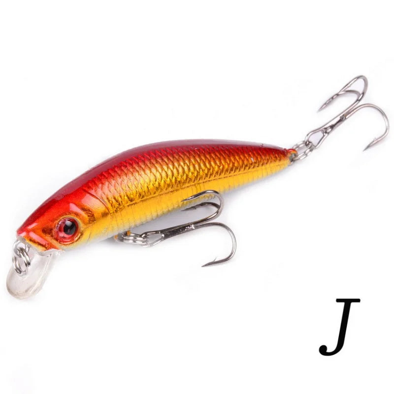 2026 Outdoor Fishing Tackle New 3/5/8Pcs Random Minnow Lure, 7.2CM 8G Bionic Bait Double Hooks Peaceful Pleasures Health and Wellness