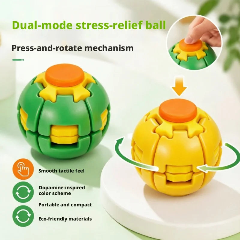 3D Gear Ball Fidget Toy – Spiral Sensory Toy for Kids & Adults