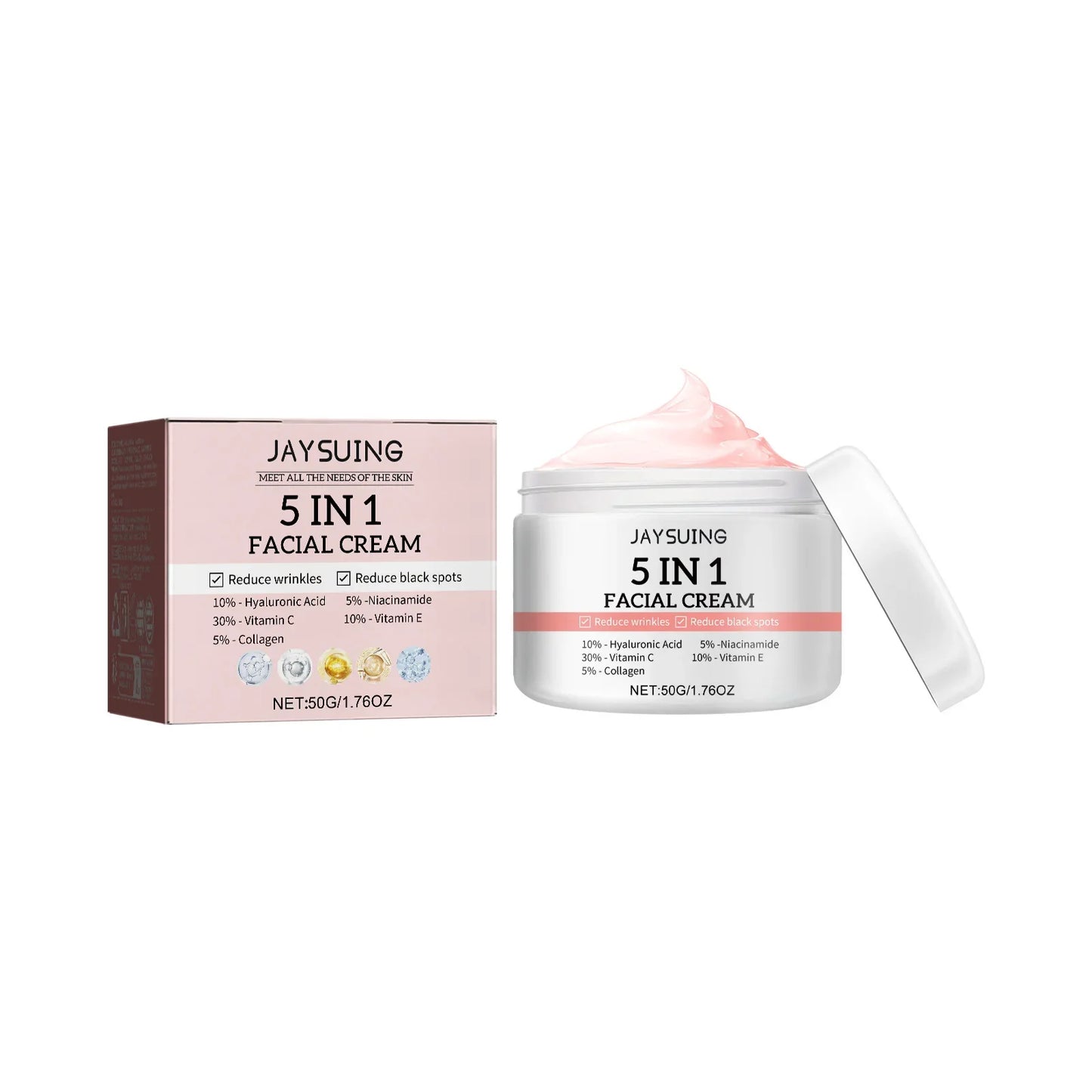 Jaysuing 5-in-1 Face Cream – Anti-Aging, Brightening & Firming