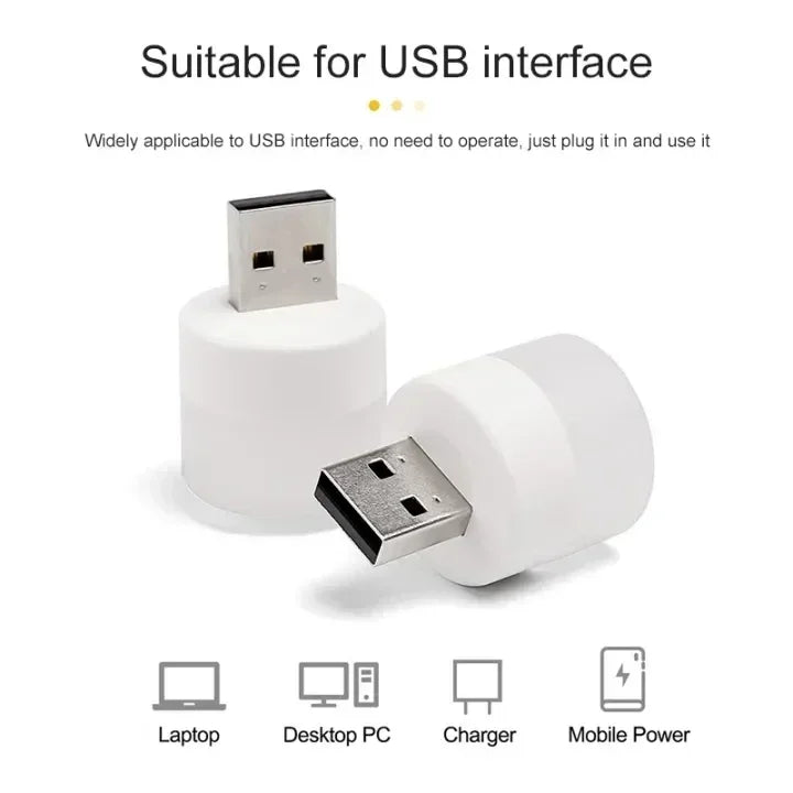 LED Table Lamp Lights Room Plug Usb Light Night Mini Book Reading Decorating Items Warm White Eye Protections Wholesale Bedroom Peaceful Pleasures Health and Wellness