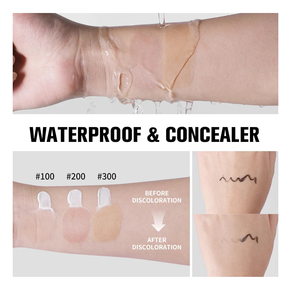 Lakerain Color Changing Liquid Foundation Brightening Moisturizing Skin SPF 15 Sunscreen Natural Even Skin Tone Slight Concealer Peaceful Pleasures Health and Wellness