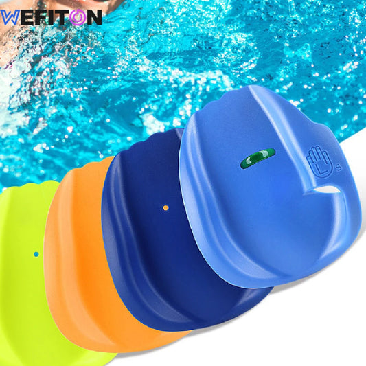 WEFITON1Pair Swimming Hand Paddles - Build Strength & Technique, Finger Holes Design for Freestyle & All Strokes Peaceful Pleasures Health and Wellness