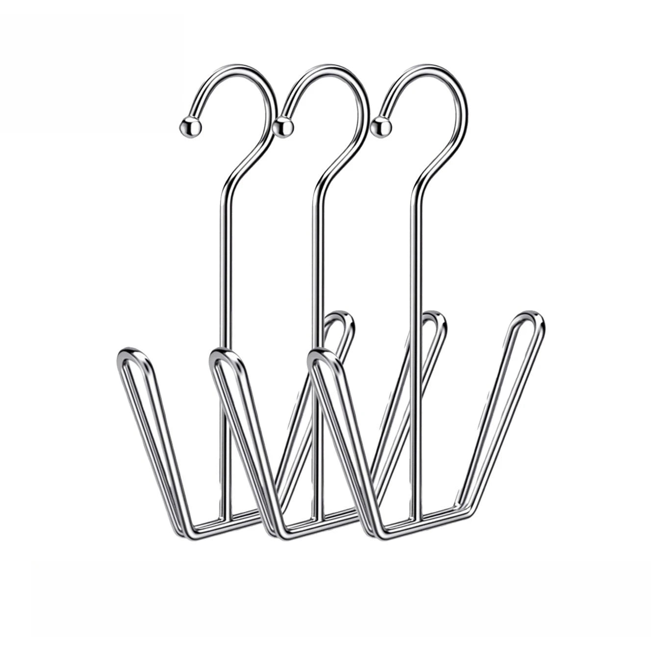 Stainless Steel Hanging Shoe Drying Rack – Windproof Hook
