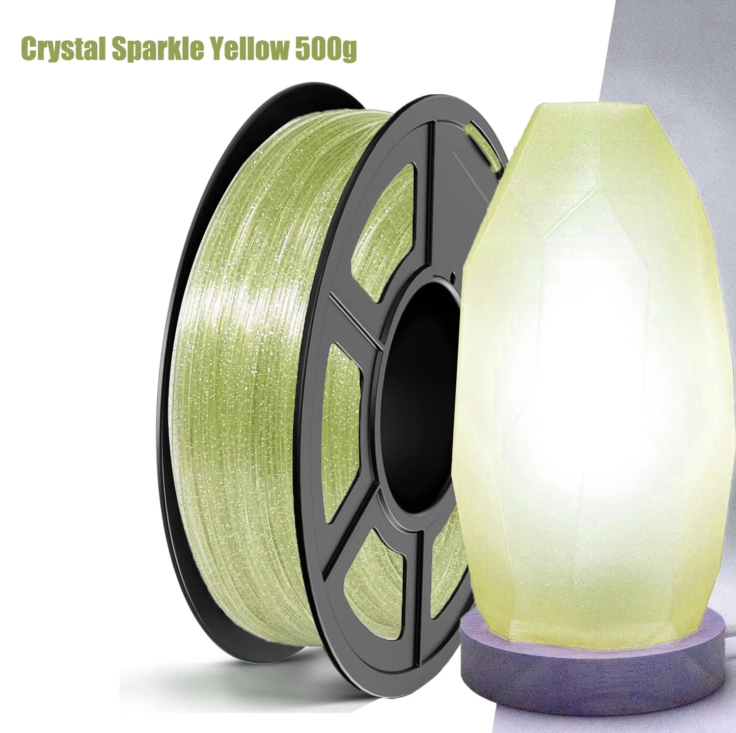 Translucent Crystal PLA Filament 1.75mm | 3D Maliang Spool