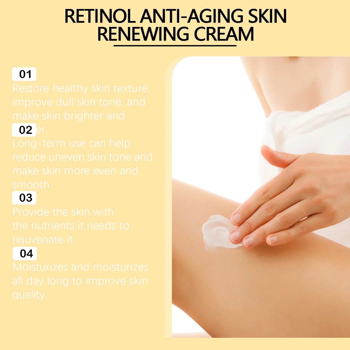 Retinol Firming Body Cream – Fade Lines & Lift Sagging Skin