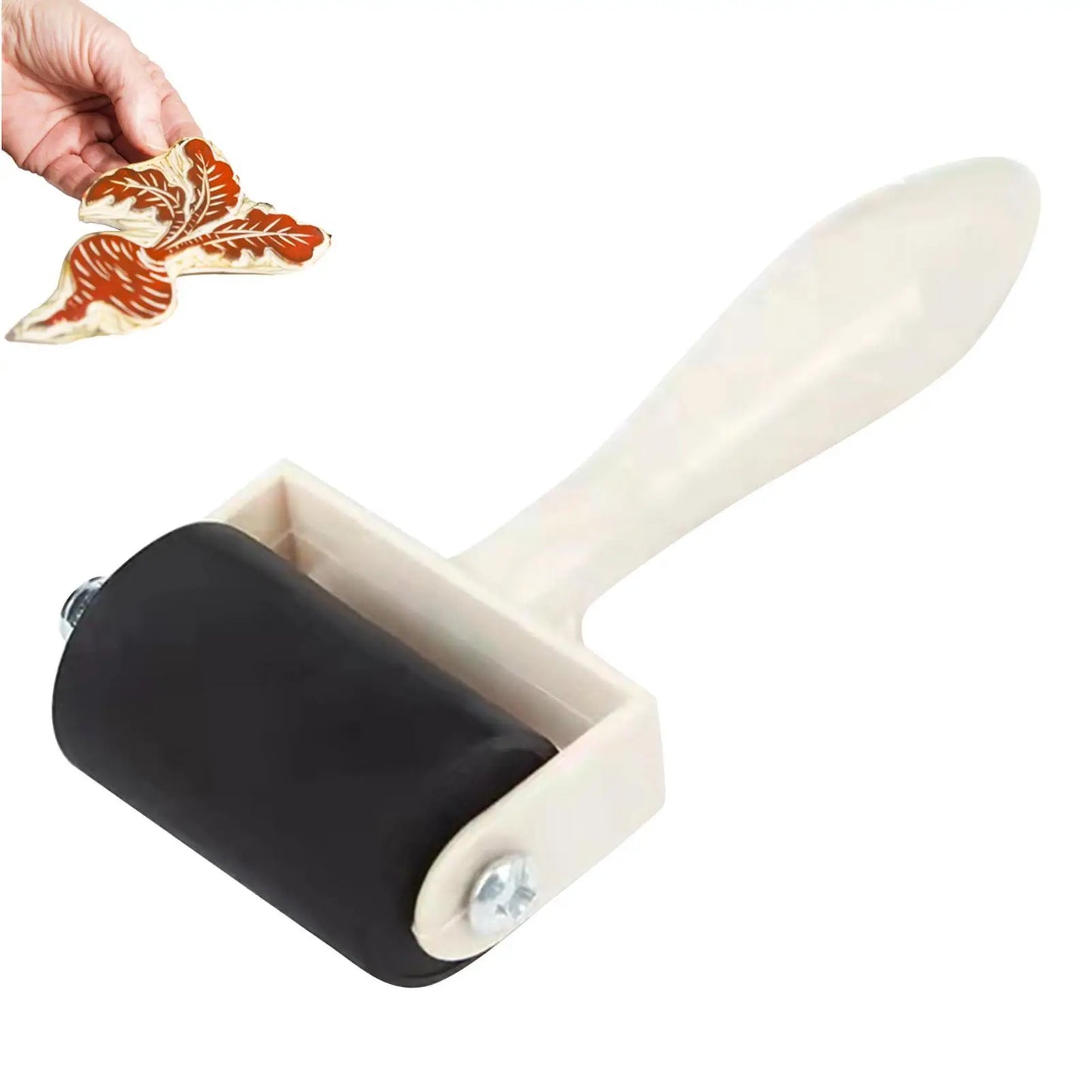 Professional Rubber Roller – Ink Stamping & Printmaking Tool