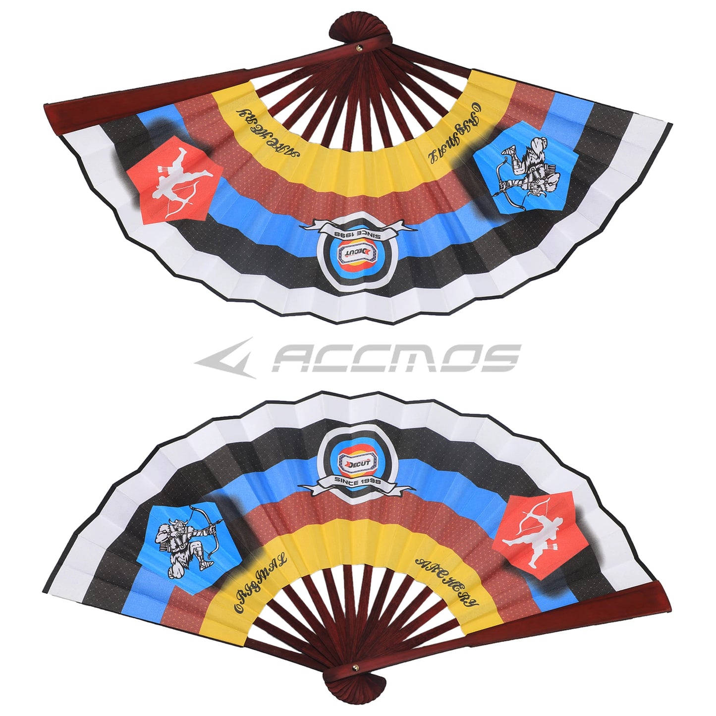 Archery Silk Fan Handheld Bow Arrow Shooting Hunting Equipment Prizes