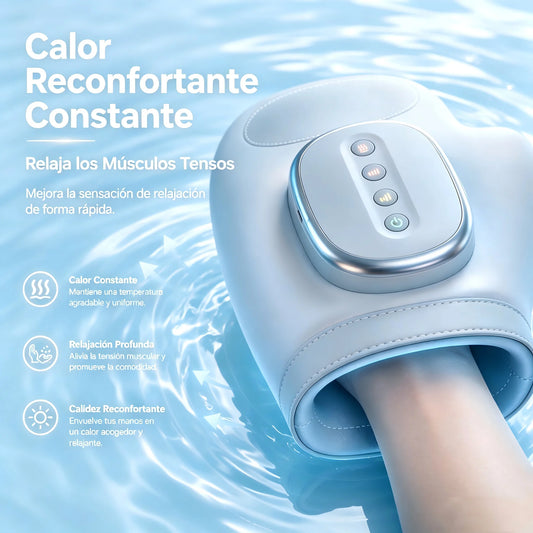 Hand Massager with Airbag Compression Finger Wrist Palm Massage Machine Vibration Glove for Hand Muscle Relax Gift for Men Women Peaceful Pleasures Health and Wellness