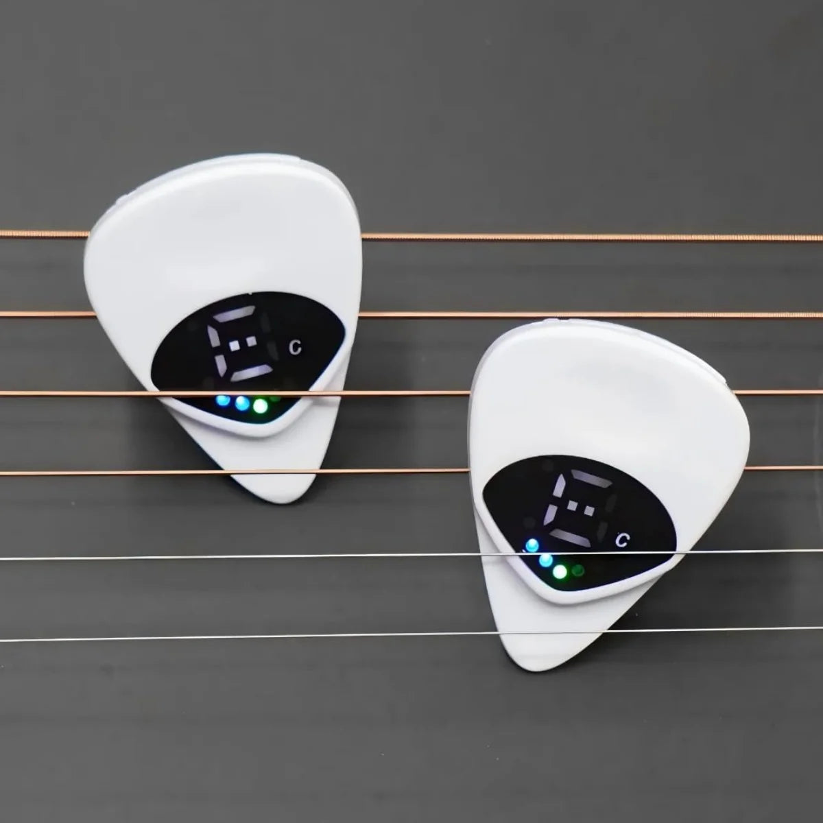 Guitar LED Screen Display Tuner Ukulele Two-in-one Pick Tuner Twelve-tone Equal Temperament Multi-functional Tuner Accessories Peaceful Pleasures Health and Wellness