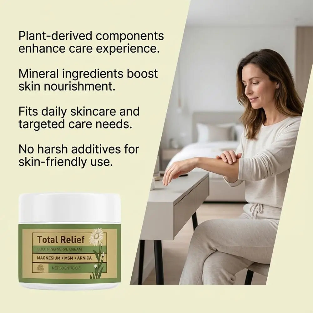 Magnesium Body Cream Natural Plant Extract Deep Moisturizer 50g