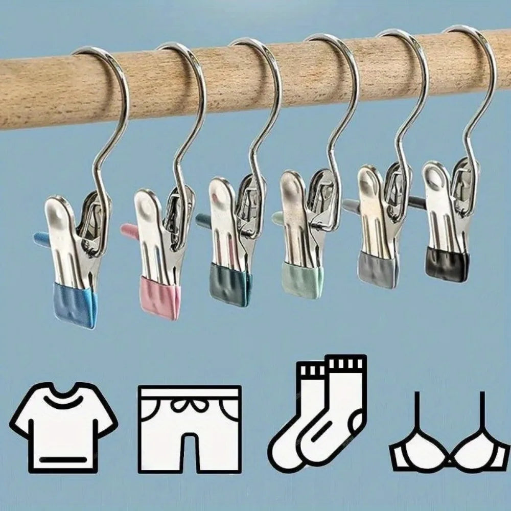 20-Pack Boot Hanger Clips | Laundry Hooks & Clothes Pins