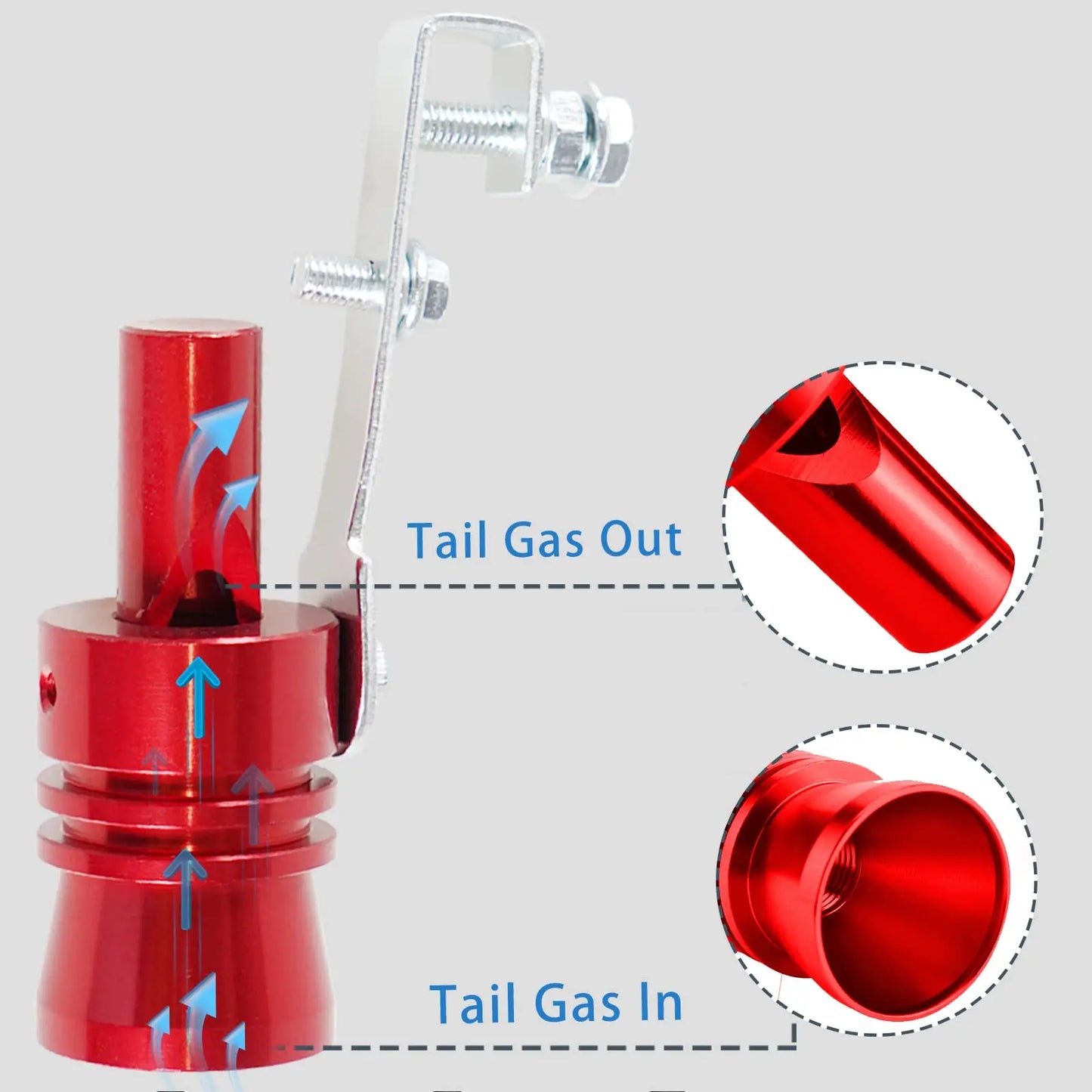 Motorcycle,Truck,Car Turbo Sound Universal Aluminum Car Turbo Whistle Muffler Pipe Whistle Car Roar Maker 4 Sizes Peaceful Pleasures Health and Wellness