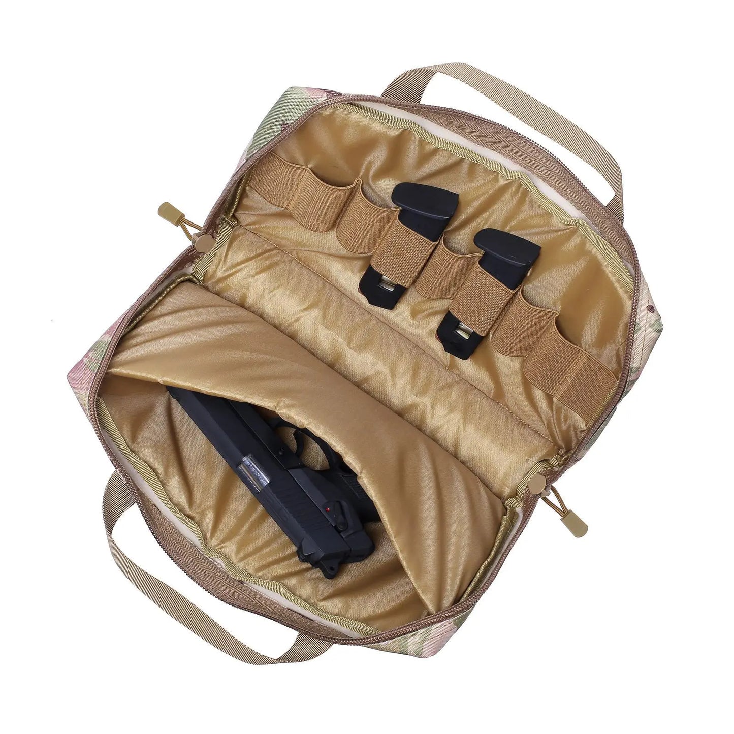 Outdoor Handbag Case Universal Concealed Handgun Storage Bag Magazine Pouch Hunting Accessories Sundries Storage Handbag Peaceful Pleasures Health and Wellness