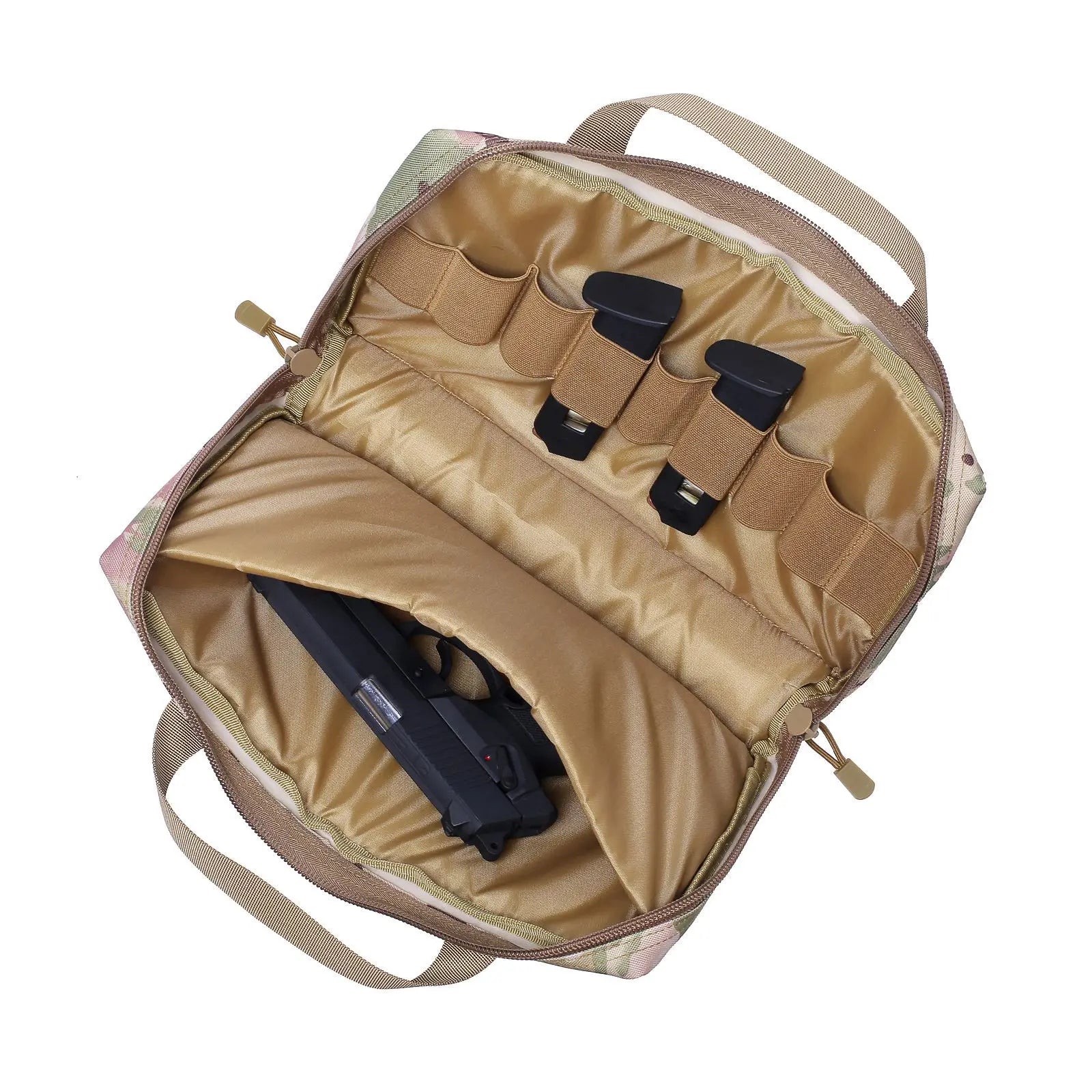 Outdoor Handbag Case Universal Concealed Handgun Storage Bag Magazine Pouch Hunting Accessories Sundries Storage Handbag Peaceful Pleasures Health and Wellness