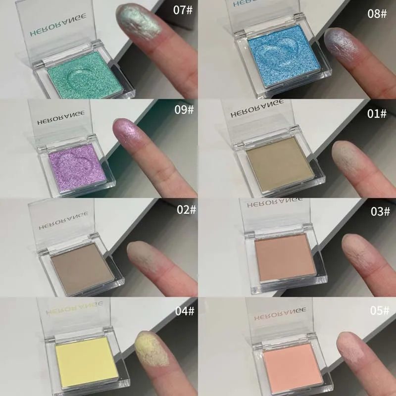 HERORANGE Matte Glitter Cream Eyeshadow | Waterproof, 8 Shades