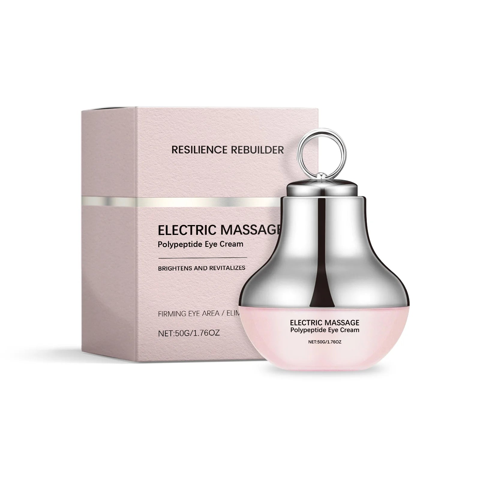 Electric Massage Eye Cream Firming Moisturizing Lifting Fine Line Fade Dark Circles Anti-Wrinkle Reduces Crow's Feet Eye Care Peaceful Pleasures Health and Wellness 50g boxed