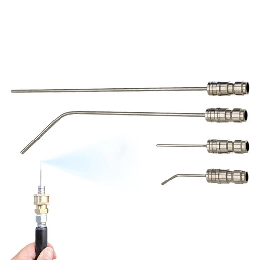 4-Piece Stainless Steel Pressure Washer Nozzle Kit Pressure Washer Nozzles Peaceful Pleasures Health and Wellness As show