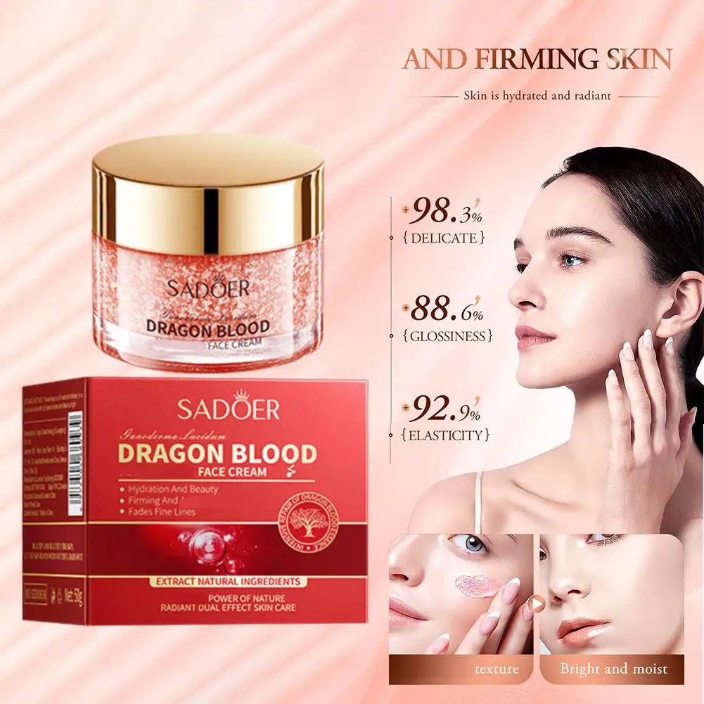 Dragon Blood Face Cream Retinol Placenta Essence Brightening Lifting Firming Korean Cosmetics Skin Care for women Peaceful Pleasures Health and Wellness