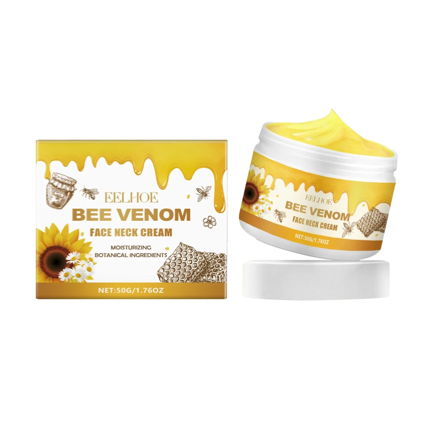 Bee Venom Collagen Neck Firming & Lifting Cream 50g | Eelhoe