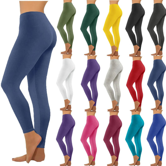 High Waist Yoga Leggings Seamless Push Up Sport Leggings Fitness Running Pants Solid Highly Elastic Underwear Bottoms Peaceful Pleasures Health and Wellness