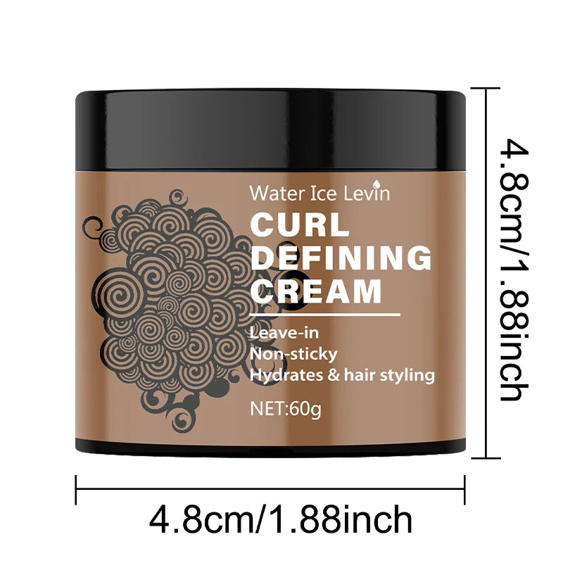 60g Curl Styling Cream – Moisturizing Plant-Based Formula